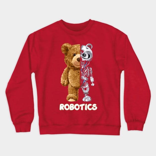 Bear robot Crewneck Sweatshirt by G4M3RS